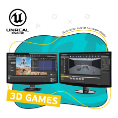 Unreal Engine 4. Игровой движок - КИБЕРшкола программирования для детей, компьютерные курсы для школьников, начинающих и подростков - KIBERone г. Октябрьский