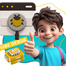 Тестирование & Vibe Debug. Охотники за багами - КИБЕРшкола программирования для детей, компьютерные курсы для школьников, начинающих и подростков - KIBERone г. Октябрьский