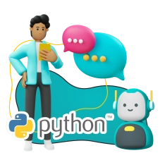 Умный чат-бот на Python на Telegram - КИБЕРшкола программирования для детей, компьютерные курсы для школьников, начинающих и подростков - KIBERone г. Октябрьский