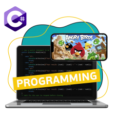 Программирование на C#. Удивительный мир 2D-игр - КИБЕРшкола программирования для детей, компьютерные курсы для школьников, начинающих и подростков - KIBERone г. Октябрьский