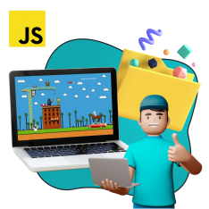 Программирование на JavaScript. Учимся создавать игры! - КИБЕРшкола программирования для детей, компьютерные курсы для школьников, начинающих и подростков - KIBERone г. Октябрьский