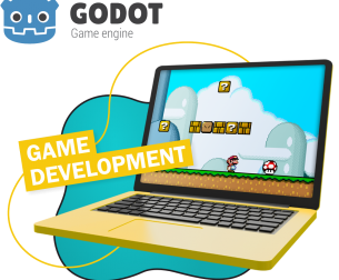 Godot.  Основа создания легендарных игр - КИБЕРшкола программирования для детей, компьютерные курсы для школьников, начинающих и подростков - KIBERone г. Октябрьский